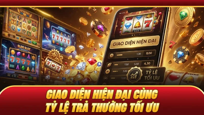 Giao diện hiện đại cùng tỷ lệ trả thưởng tối ưu