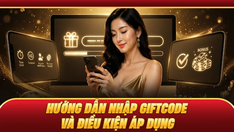 Hướng dẫn nhập giftcode và điều kiện áp dụng