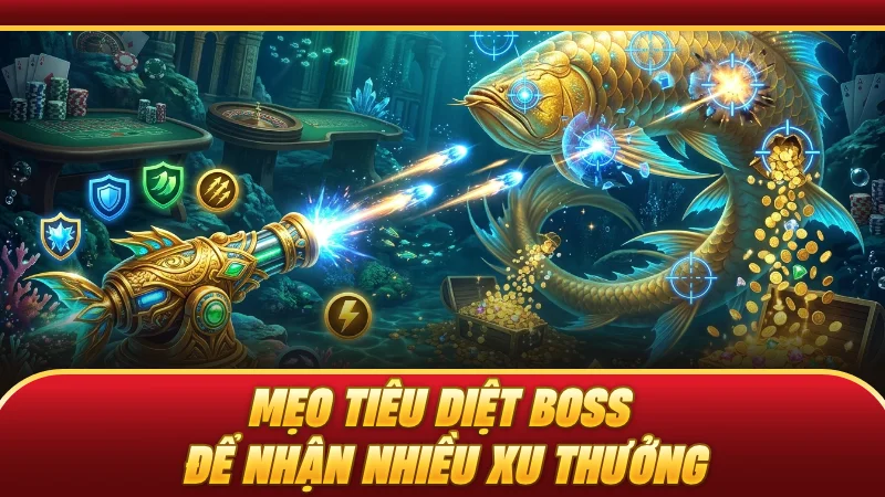 Mẹo tiêu diệt boss để nhận nhiều xu thưởng