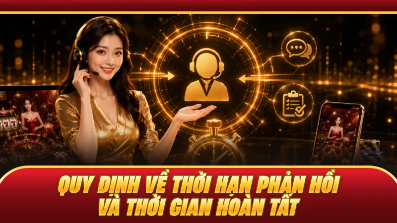 Quy định về thời hạn phản hồi và thời gian hoàn tất