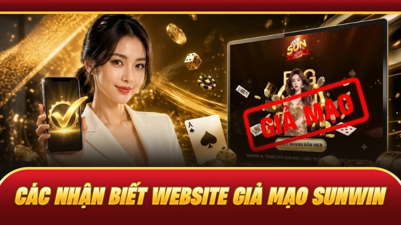 Các nhận biết website giả mạo SUNWIN