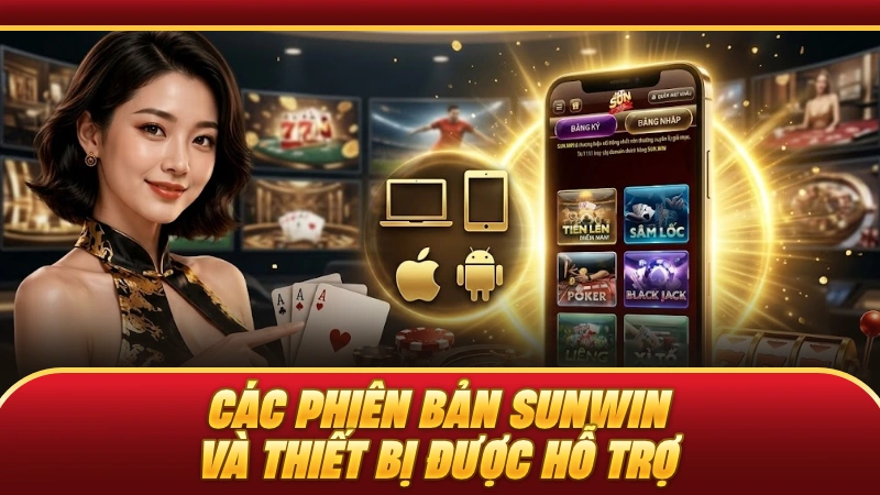 Các phiên bản SUNWIN và thiết bị được hỗ trợ
