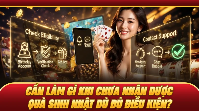 Cần làm gì khi chưa nhận được quà sinh nhật dù đủ điều kiện?