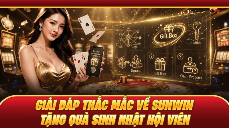 Giải đáp thắc mắc về SUNWIN tặng quà sinh nhật hội viên