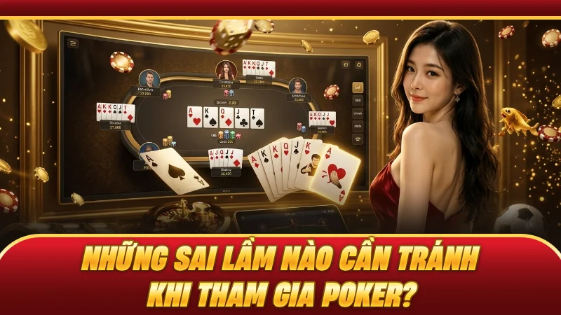 Những sai lầm nào cần tránh khi tham gia Poker?