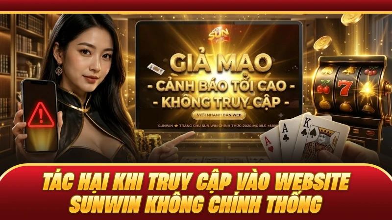 Tác hại khi truy cập vào website SUNWIN không chính thống